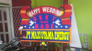Bunga Papan Wedding - Palu - 4
