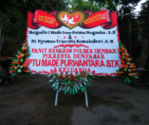 Bunga Papan Wedding - Mataram - 4