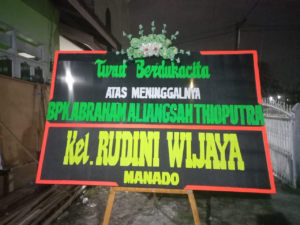 Bunga Papan Duka Cita - Palu - 3