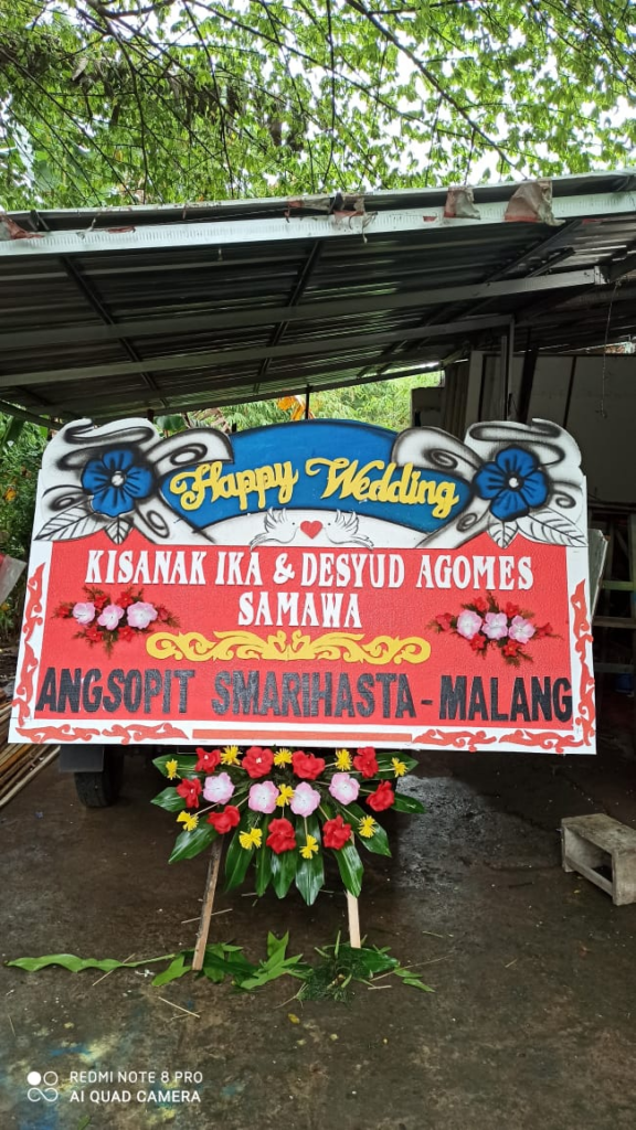 Bunga Papan Wedding - Mataram - 5