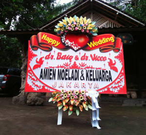 Bunga Papan Wedding - Mataram - 16