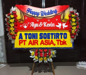 Karangan Bunga Papan - Wedding - Purwokerto 3
