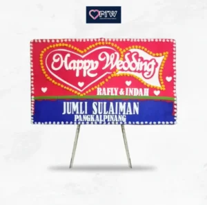 Karangan Bunga Papan Wedding – Jakarta – 8