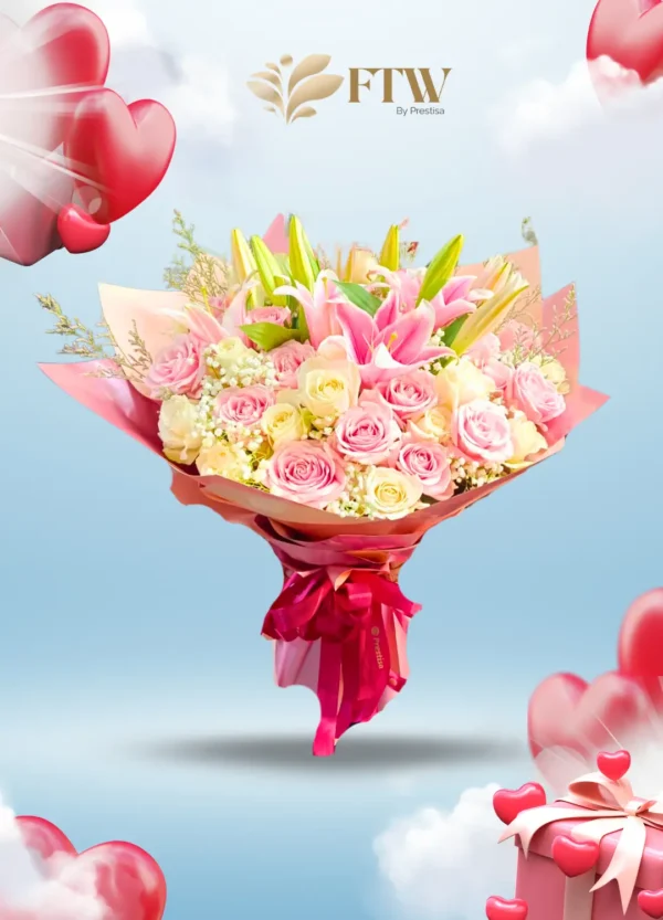Handbouquet - Valentine - Indonesia - 016