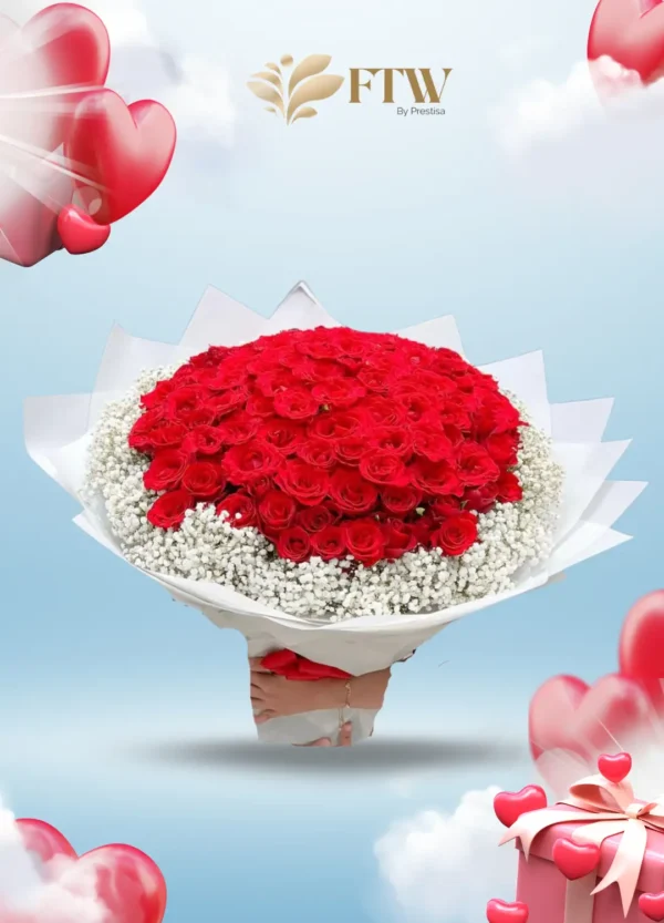 Handbouquet - Valentine - Indonesia - 026