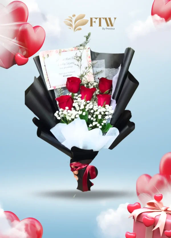 Handbouquet - Valentine - Indonesia - 007