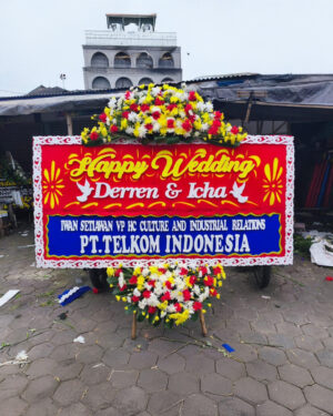 Karangan Bunga Papan - Wedding - New 008