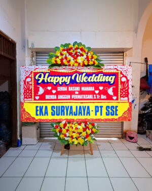 Karangan Bunga Papan - Wedding - New 007