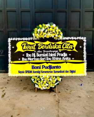 Karangan Bunga Papan - Dukacita - New 001